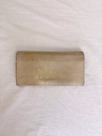 continental wallet in beige