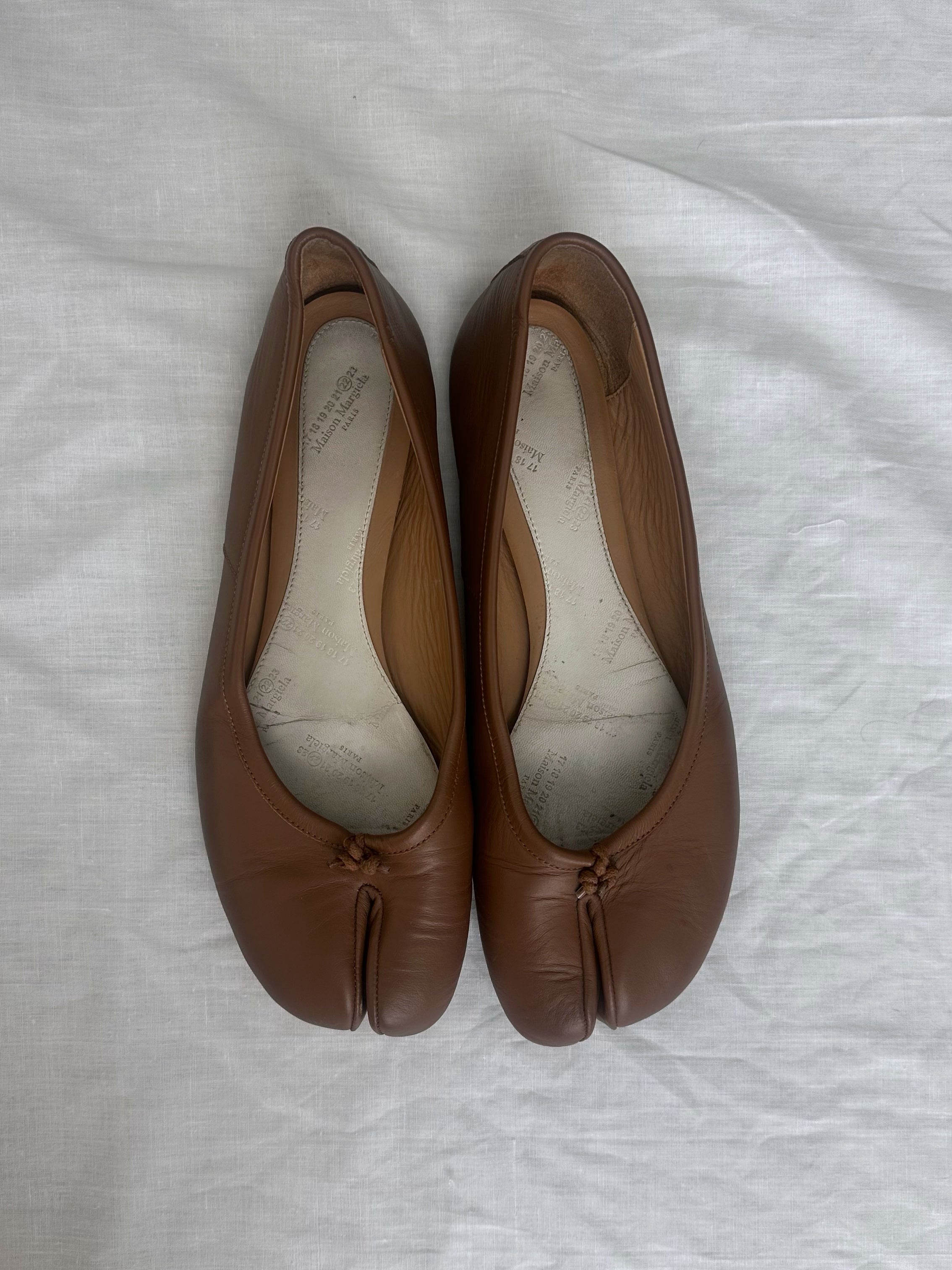 brown tabi flats [EU38.5]