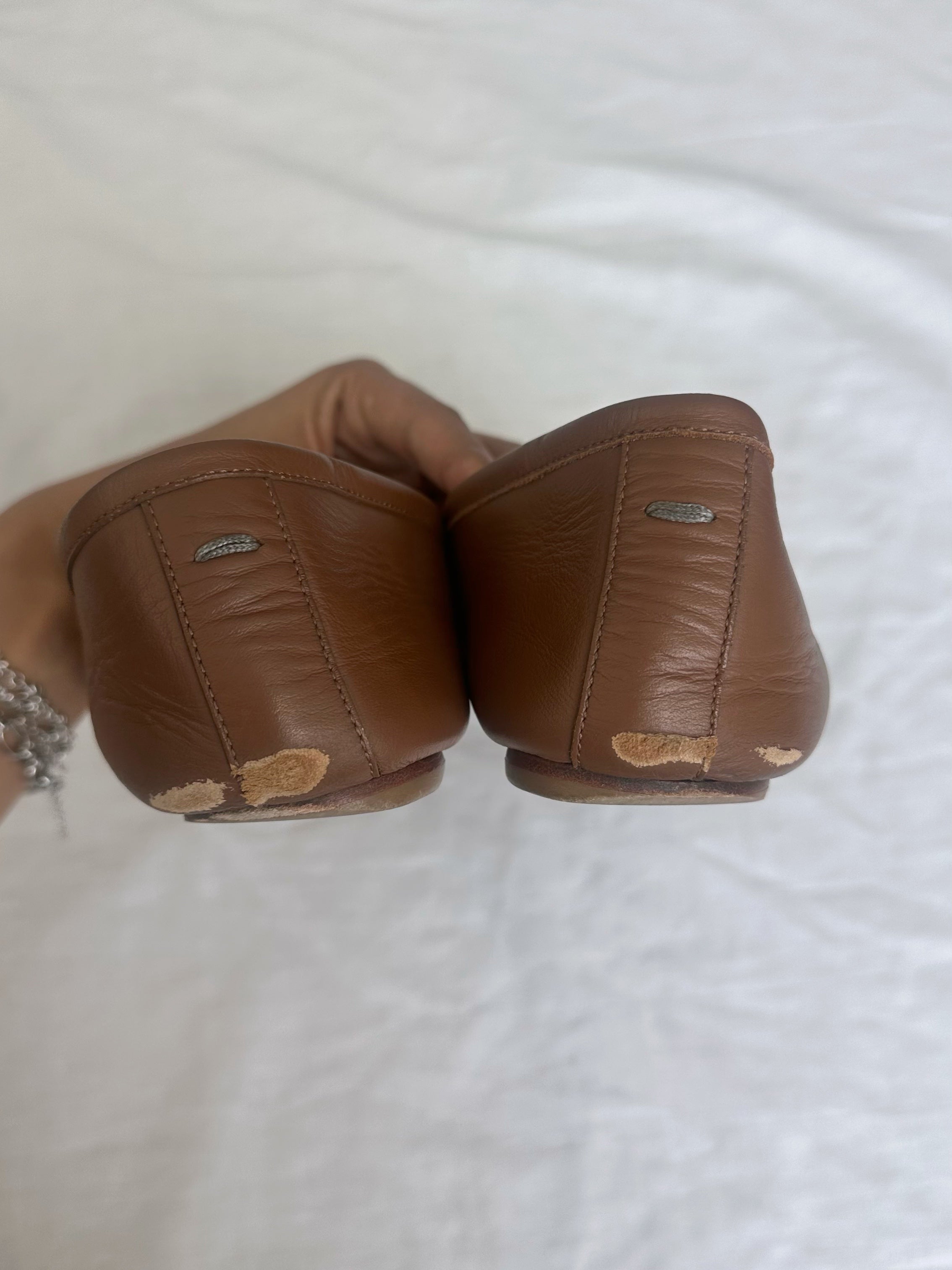 brown tabi flats [EU38.5]