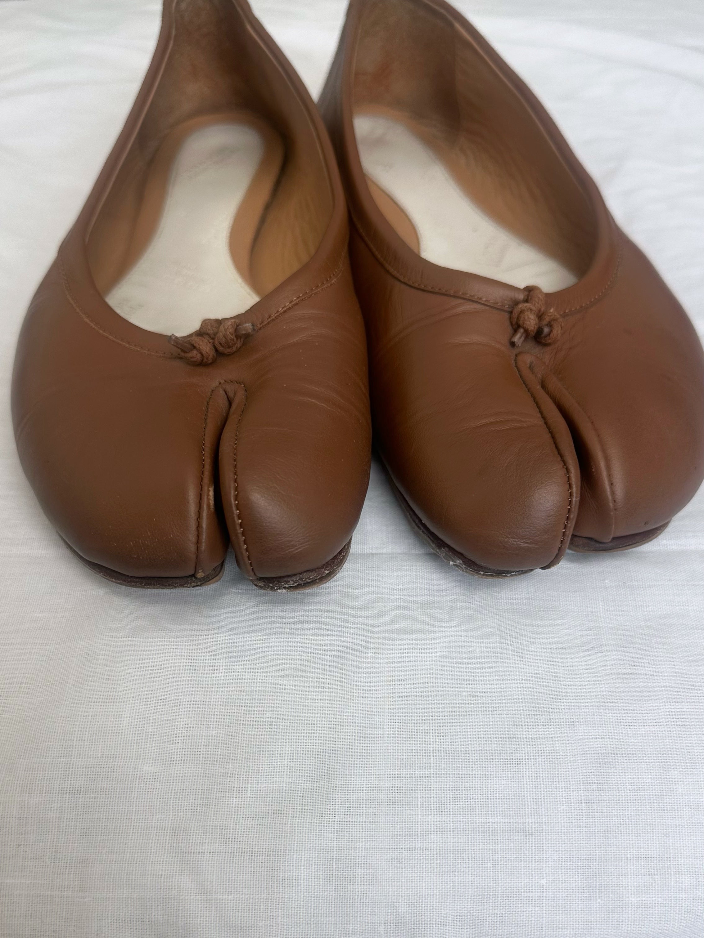 brown tabi flats [EU38.5]