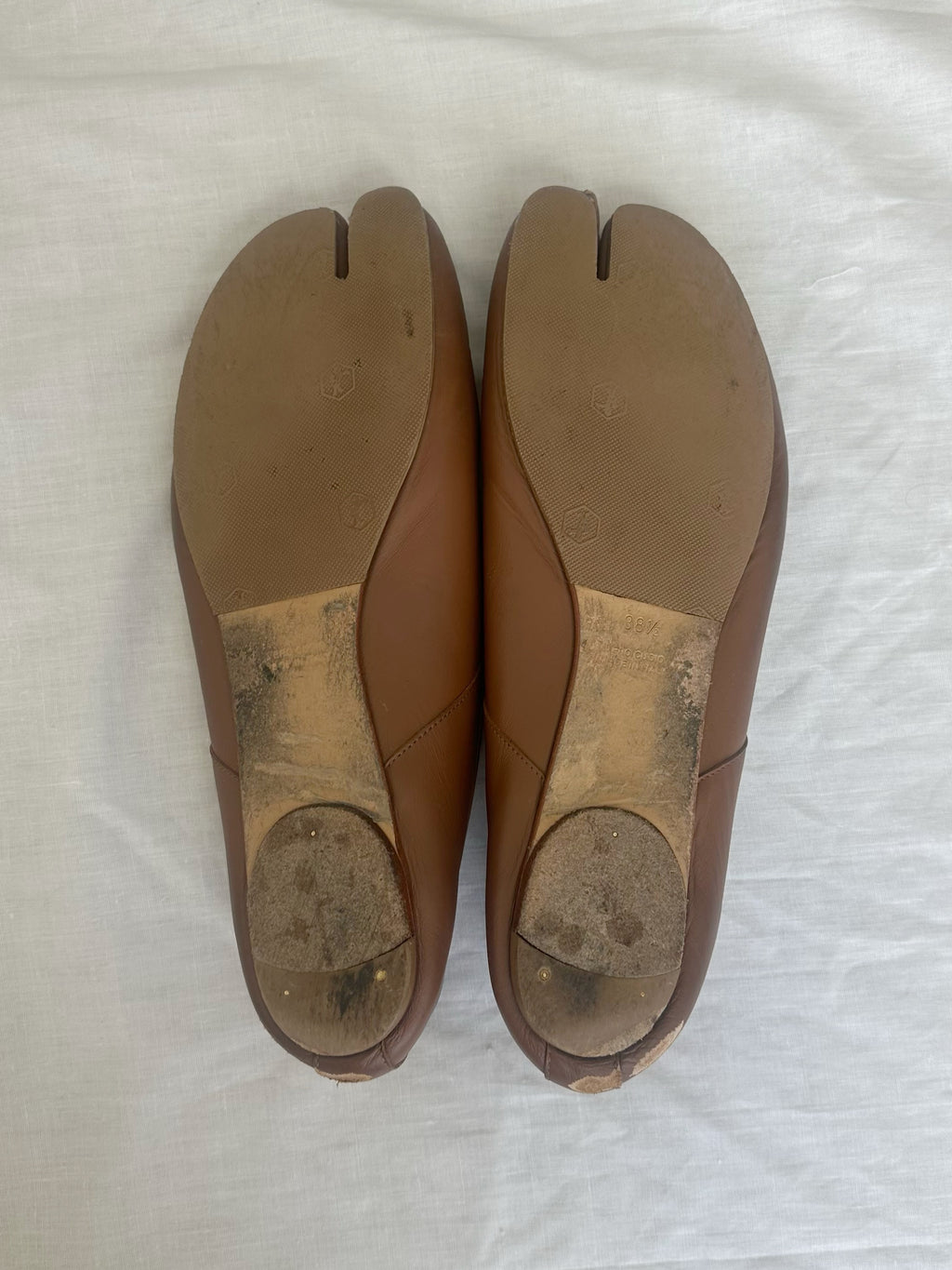 brown tabi flats [EU38.5]