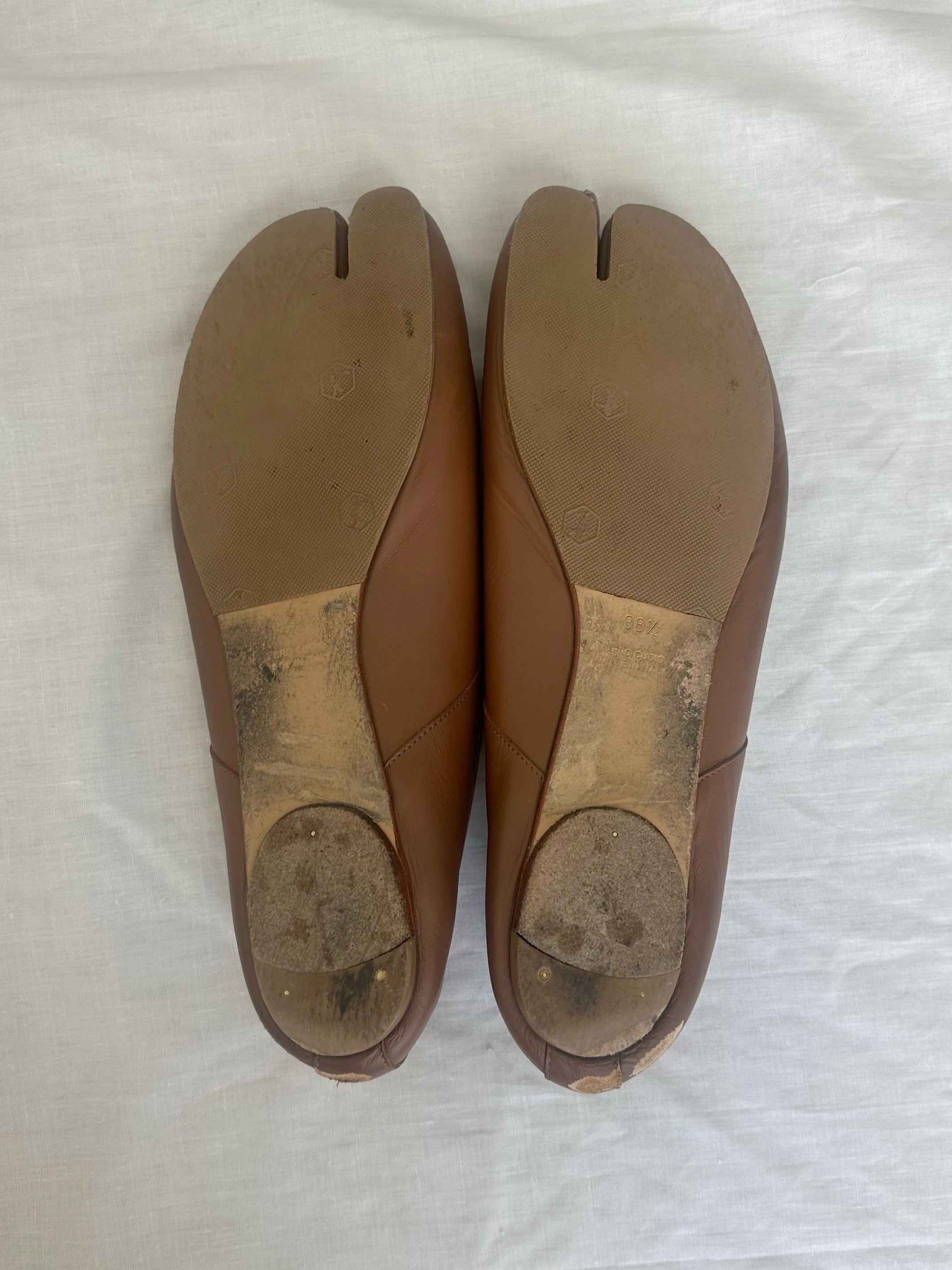 brown tabi flats [EU38.5]