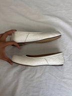 white tabi flats [EU36]