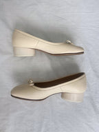 ivory ballerina tabi pumps [EU37]