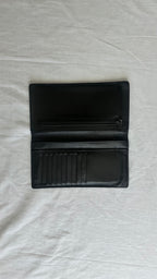 4-stitch wallet in black